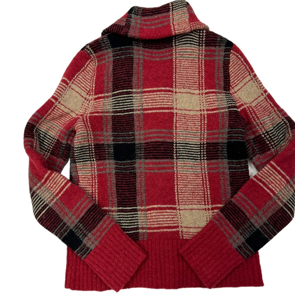 Ralph Lauren Denim & Supply Plaid Shawl Collar Cardigan Sweater - Picture 6 of 12